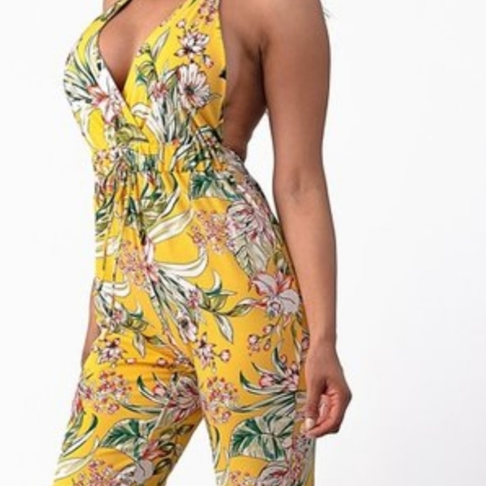 Yellow romper